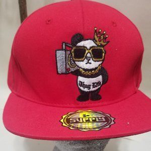 Thug Life Boom box Bear Snapback Hat